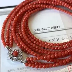 本血赤珊瑚　ネックレス　トヒチ　13g 東S8-0429☆2F 本血赤珊瑚 大玉ネックレス 27g 東Y8-0504☆2Fトトチ - メルカリ