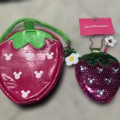 東京ディズニーリゾート いちご型ポーチ　セット