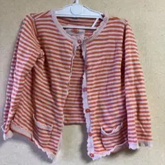 プチバトー ボーダーカーディガン