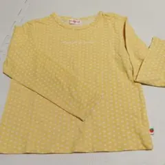 mezzo piano メゾピアノ　ハート柄 長袖カットソー　130size