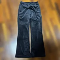 GU フレアパンツ 130 黒