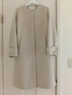 ユナイテッドアローズ　グレーベージュ ロングコート