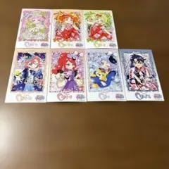 ひみつのアイプリ　プロマイド風ステッカー　リンリン　すばる　あいり　ひまり