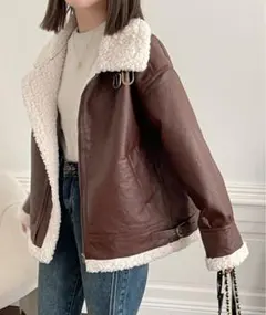 emi+ ボアブルゾンジャケット