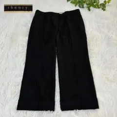 theory セオリー ワイドパンツ スラックス ブラック