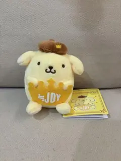 ≒JOY×ポムポムプリン マスコット　ぬいぐるみ サンリオ ニアジョイ