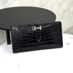 Hermes エルメス ベアンスフレ アリゲーター ブルーインディゴ SV金具 
