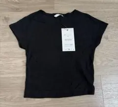 ZARA 半袖 Tシャツ ブラック Mサイズ 新品のサムネイル