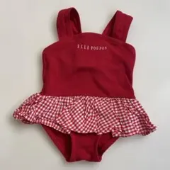 ELLE POUPON ベビー水着 90-95cm 赤