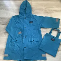 【美品】レインコート　ocean&graund M収納バッグ付きのサムネイル