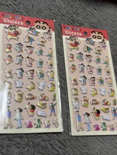 クレヨンしんちゃん ステッカー 2枚セット