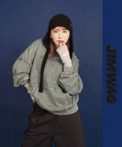 JIMWAG】Graduation check pants ネイビー M