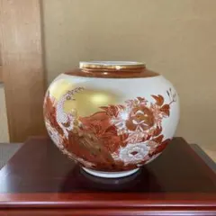 「久谷 孔雀(くじゃく)とぼたんを楽しむ！」久谷色絵金彩湯飲み 4客セット 骨董 久谷 孔雀(くじゃく)とぼたんを楽しむ！」久谷色絵金彩湯飲み 4