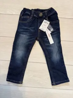 moujonjon ダークブルー 90サイズ パンツ