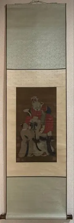 中国の水墨画、盧景春 肉筆漓江煙雨 掛け軸 大幅 名品绘画 。 - メルカリ