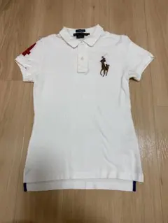 Ralph Lauren ホワイト ポロシャツ 半袖