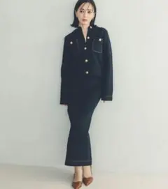 anuans ペンシルニットスカート　ニット