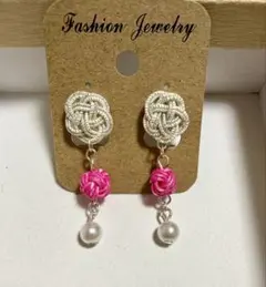 水引イヤリング