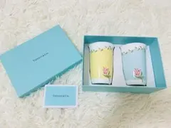 ティファニー　チューリップ　コップ　セット　ペア　新品　箱あり