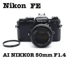 完動品 ◉ Nikon FE 単焦点レンズ付き フィルムカメラ Nikon ニコン FE フィルム 一眼レフカメラなど一式 Nikon FEを