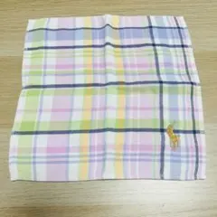 ポロ ラルフ ローレン (POLO RALPH LAUREN)チェック柄ハンカチ