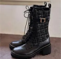 美品❤️Her lip to long boots ブラック　サイズ38 2026年最新】Herlipto カラー：ブラック系 レディース ロングブーツの