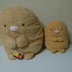 すみっこぐらし　トンカツぬいぐるみ2点セット（単品も受け付けます）