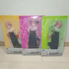 一番くじ五等分の花嫁ぬくもりF賞G賞I賞ビッグアクリルスタンドセット