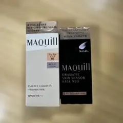 MAQuill エッセンスリキッドEX & ドラマティックスキンセンサーベース