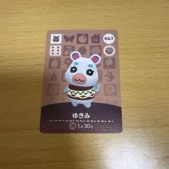 amiibo どうぶつの森 ゆきみ