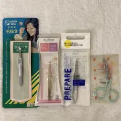 【ラスト】毛抜き ツイーザー 4点セット まとめ売りのサムネイル
