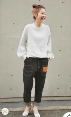 メルシーボークー×Lee 39Leeデニム ブラック