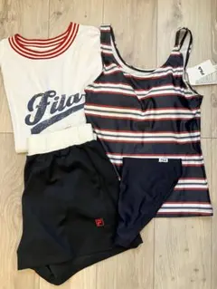 新品タグ付き FILA Tシャツ+タンキニ4点セット水着のサムネイル