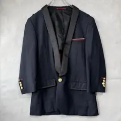 ラブレス テーラードジャケット 紺ブレザー 七分袖 金ボタン ショールカラー Mのサムネイル
