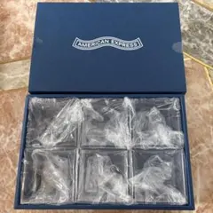 アメリカン　エキスプレス　景品　新品未使用　6個入り　透明 ノベルティー