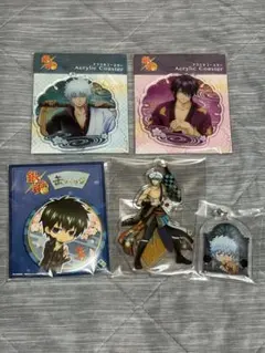 銀魂 アクリルコースター 缶バッジ アクリルスタンド アクリルチャーム