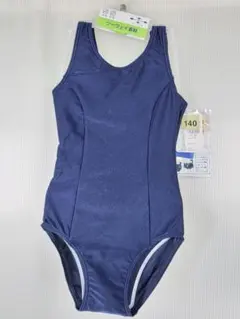 新品タグ付 スクール水着 140 紺 ワンピース キッズ 女の子 スク水