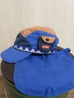 チャムス　キッズ用　キャップ　フェスキャップ　　サンシェードつき