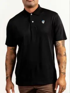 DEVEREUX ブラック ポロシャツ S