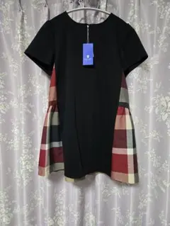 新品未使用BLUE LABEL CRESTBRIDGE チェック柄切替カットソーのサムネイル