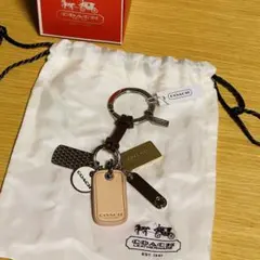【新品・未使用】COACH コーチ バッグチャーム＆キーホルダー