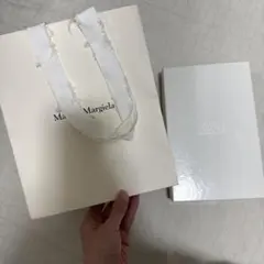 【再出品】Maison Margiela ショッピングバッグ アイボリー 箱と袋