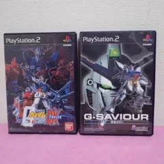【PS2】　2枚セット　G-SAVIOUR　/　連邦VS.ジオン DX　ソフト