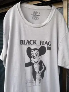 ハードコアパンクバンドBLACKFLAGビッグサイズペティボンミッキーT 