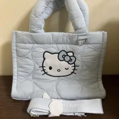 sanrio houseハローキティ 2WAYハートキルティングバッグ - メルカリ