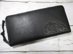 新品 財布 スヌーピー 長財布 ラウンド メンズ 本革 Joe Cool BK！