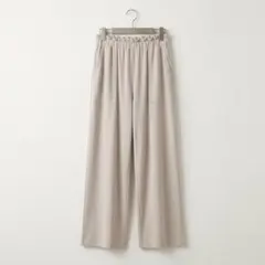Samansa Mos2 blue イージーパンツ ライトグレー