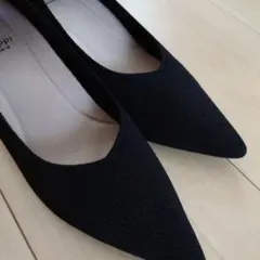 黒パンプス　steppi