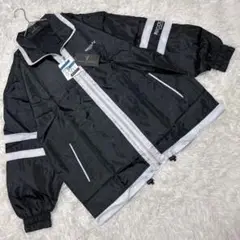 新品 ニコラヴァレンティノ (L) 袖ダブルラインウィンドブレーカー 裏メッシュ