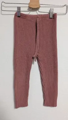 最終価格!韓国子供服　anggo ボルドーリブレギンス 110cm相当